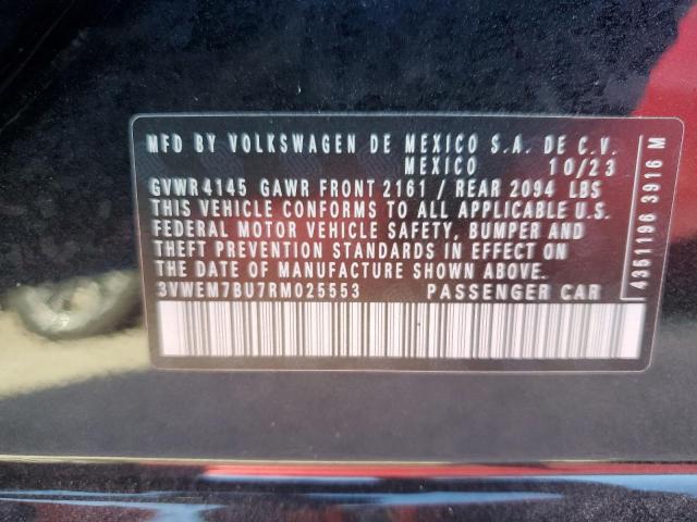 2024 VOLKSWAGEN JETTA SE - 3VWEM7BU7RM025553