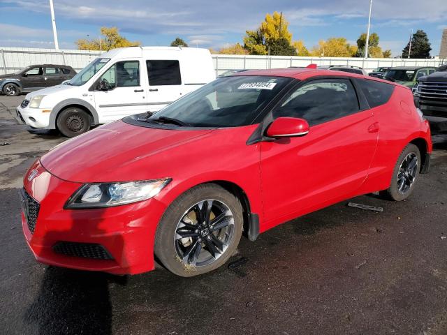 HONDA CR-Z 2015 red  hybrid engine JHMZF1D40FS001315 photo #1