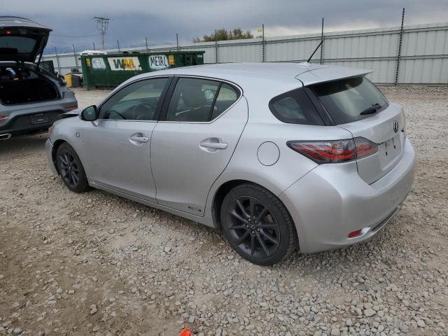 LEXUS CT 200 2013 silver hatchbac hybrid engine JTHKD5BH5D2170120 photo #3