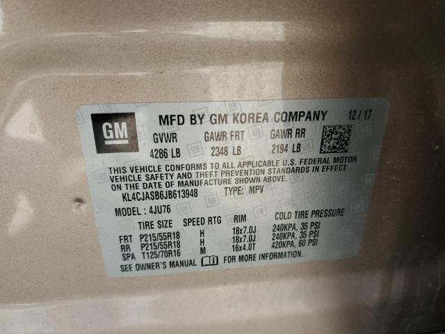 2018 BUICK ENCORE PRE - KL4CJASB6JB613948