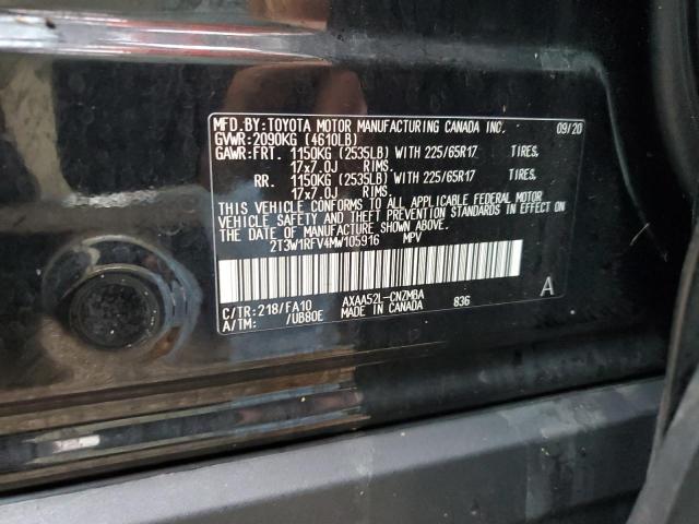 2021 TOYOTA RAV4 XLE - 2T3W1RFV4MW105916