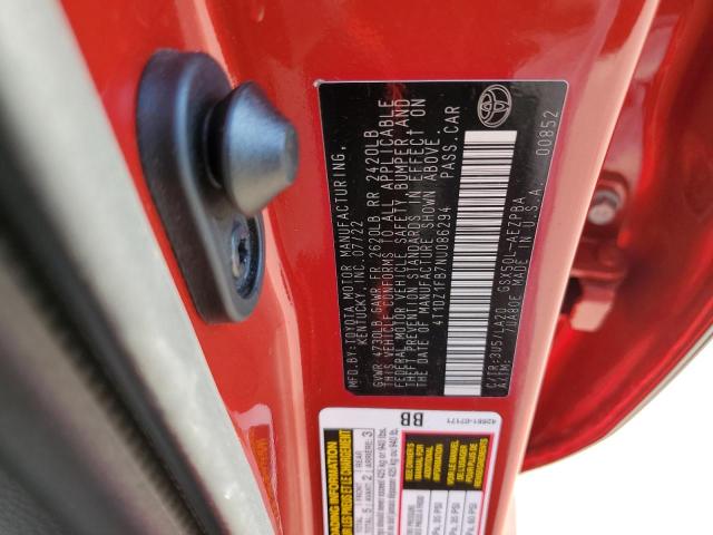 2022 TOYOTA AVALON LIM 4T1DZ1FB7NU086294