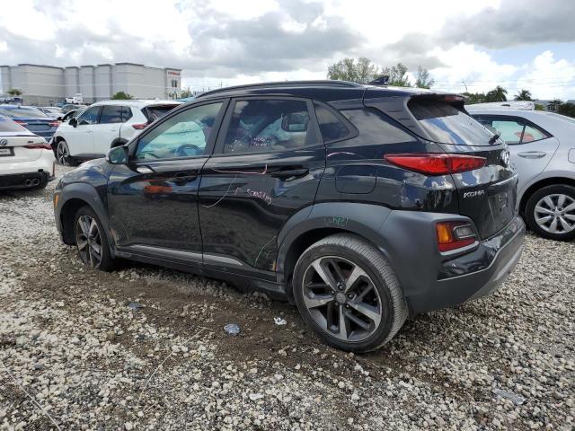 HYUNDAI KONA ULTIM 2021 black  gas KM8K5CA5XMU650499 photo #3