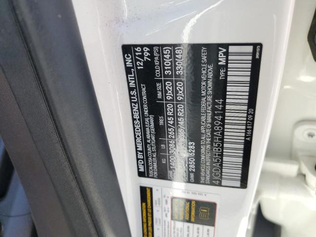 2017 MERCEDES-BENZ GLE 350 4M - 4JGDA5HB5HA894144
