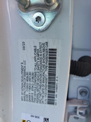 VIN 1HGCY2F62PA008717 2023 Honda Accord, Hybrid Exl no.12