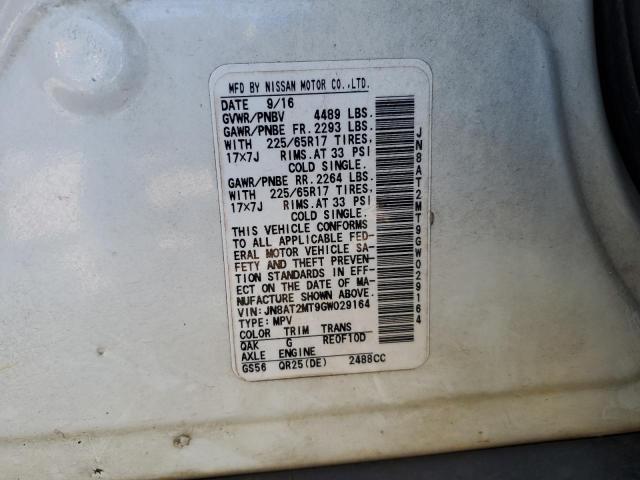 2016 NISSAN ROGUE S - JN8AT2MT9GW029164