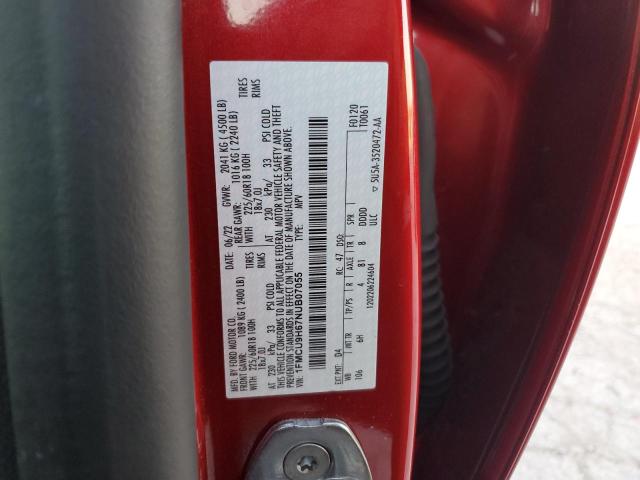 2022 FORD ESCAPE SEL - 1FMCU9H67NUB07055