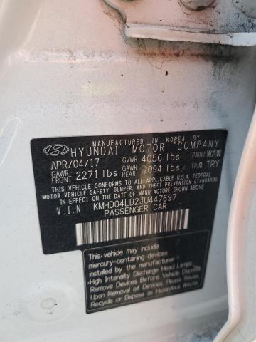 2018 HYUNDAI ELANTRA SP - KMHD04LB2JU447697