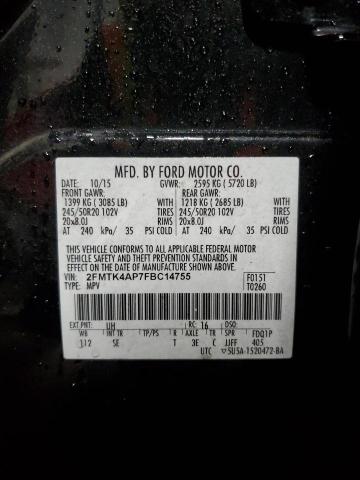 2015 FORD EDGE SPORT - 2FMTK4AP7FBC14755