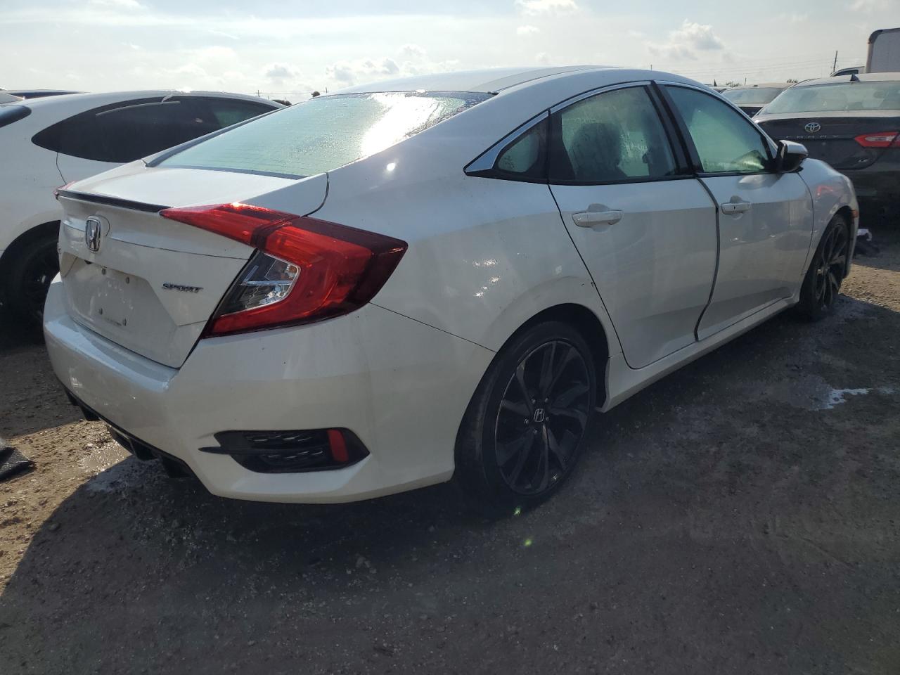 Lot #2974636559 2020 HONDA CIVIC SPOR