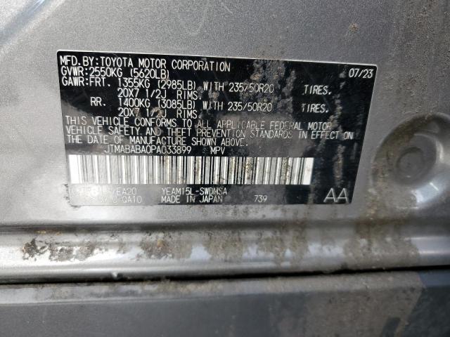 2023 SUBARU SOLTERRA P JTMABABA0PA033899