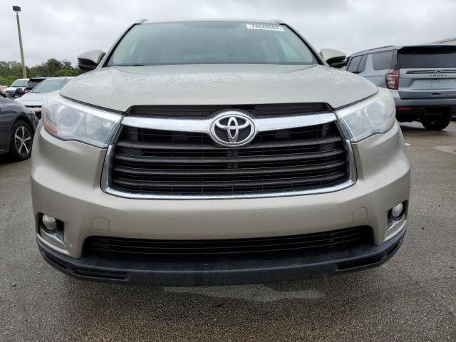 VIN 5TDYKRFH8ES033315 2014 Toyota Highlander, Limited no.5