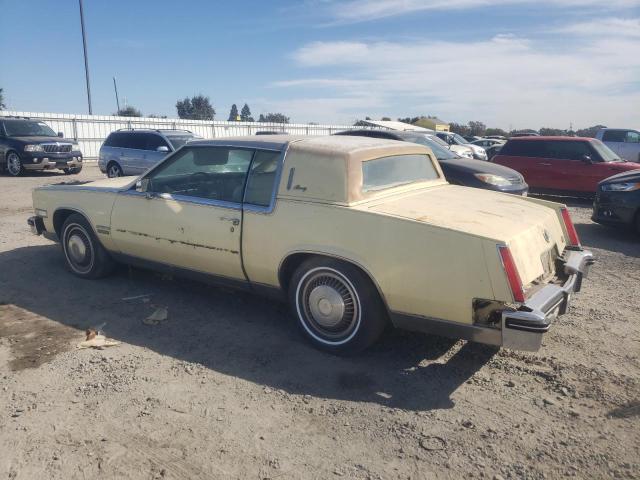 CADILLAC ELDORADO 1982 yellow  gas 1G6AL578XCE608090 photo #3