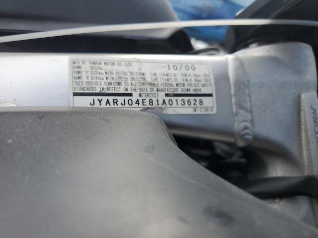 2001 YAMAHA YZFR6 L JYARJ04E81A013628