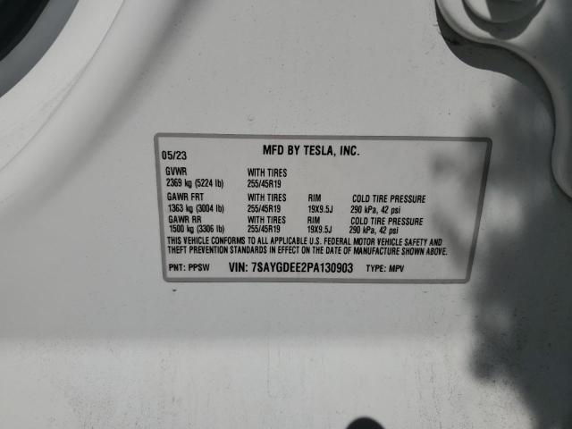 2023 TESLA MODEL Y - 7SAYGDEE2PA130903