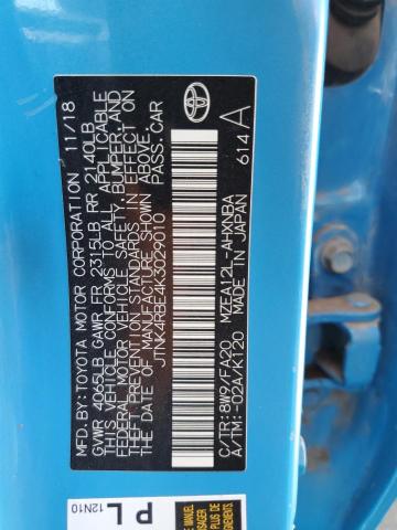 2019 TOYOTA COROLLA SE - JTNK4RBE4K3029010