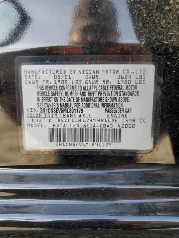 2021 NISSAN VERSA SV - 3N1CN8EV6ML891179