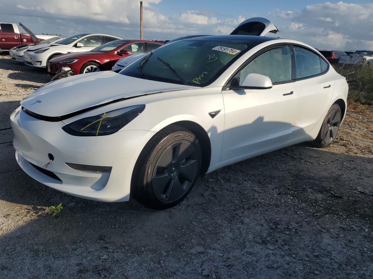 Lot #2999482298 2022 TESLA MODEL 3