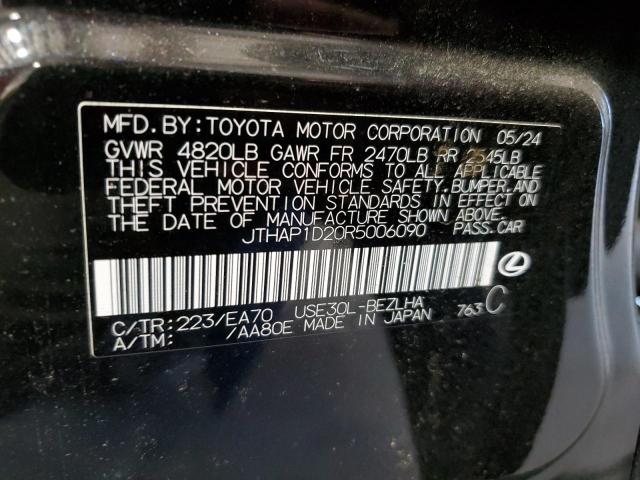 2024 LEXUS IS 500 F S - JTHAP1D20R5006090