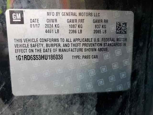 2017 CHEVROLET VOLT PREMI - 1G1RD6S53HU186038