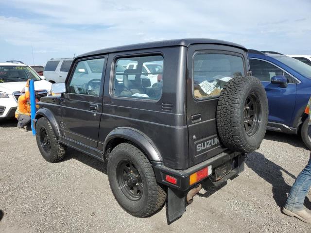 SUZUKI SAMURAI 1986 charcoal 2dr spor gas JS3JC51V8G4110639 photo #3