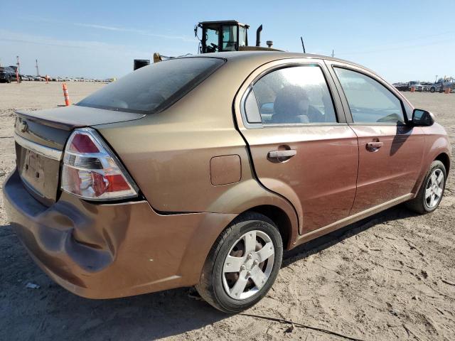 CHEVROLET AVEO LS 2011 orange sedan 4d gas KL1TD5DE9BB219686 photo #4