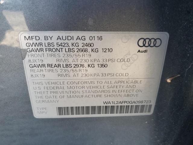 VIN WA1L2AFP0GA098723 2016 Audi Q5, Premium Plus no.14