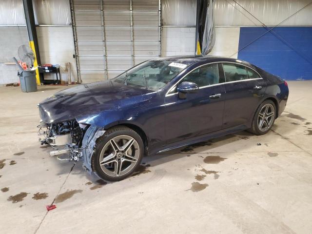 MERCEDES-BENZ CLS 450 4M 2019 blue  gas WDD2J5KB7KA031427 photo #1