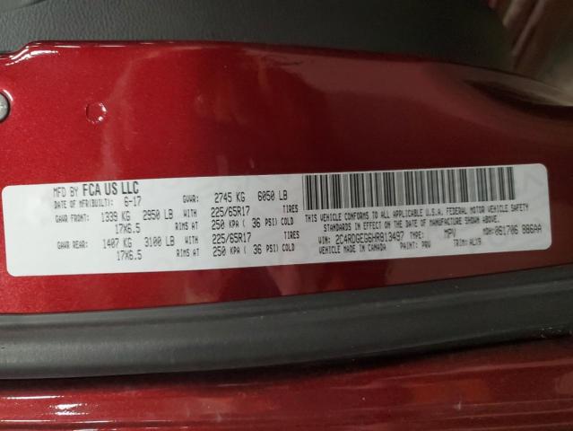 2017 DODGE GRAND CARA - 2C4RDGEG6HR813497