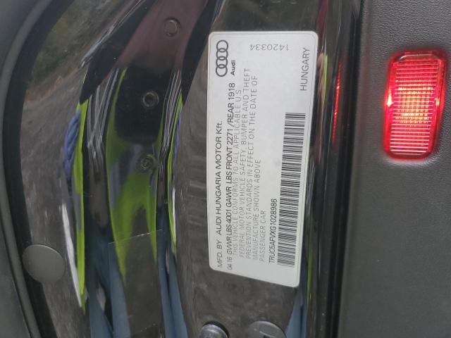 2016 AUDI TT TRUC5AFVXG1028986