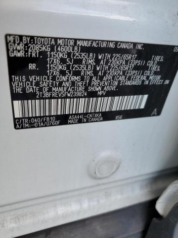 2015 TOYOTA RAV4 LE - 2T3BFREV5FW239824