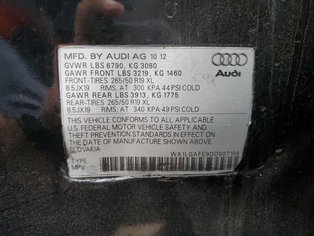 VIN WA1LGAFE9DD007104 2013 Audi Q7, Premium Plus no.13