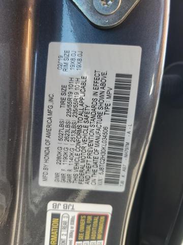 2019 ACURA RDX - 5J8TC2H30KL034506
