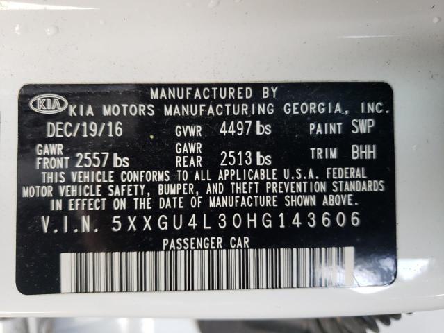 2017 KIA OPTIMA EX - 5XXGU4L30HG143606