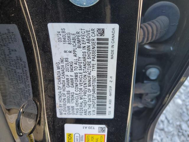 2024 HONDA CIVIC SPOR - 2HGFE2F54RH570927