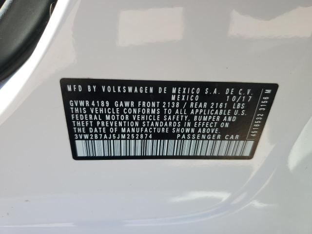 2018 VOLKSWAGEN JETTA S - 3VW2B7AJ5JM252874