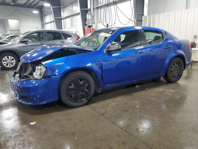 DODGE AVENGER SE 2014 blue  gas 1C3CDZAB9EN139497 photo #1