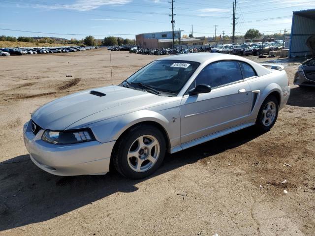 FORD MUSTANG 2002 silver  gas 1FAFP40472F113353 photo #1