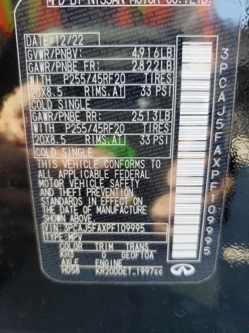 2023 INFINITI QX50 SPORT 3PCAJ5FAXPF109995