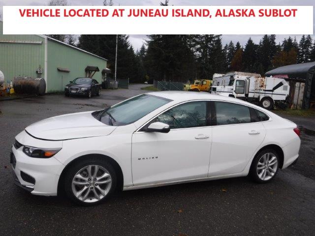 CHEVROLET MALIBU LT 2017 white sedan 4d gas 1G1ZE5ST2HF255800 photo #3