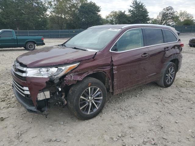 VIN 5TDKZRFH1HS225603 2017 Toyota Highlander, SE no.1