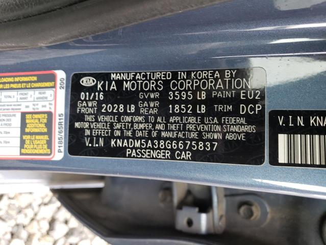 2016 KIA RIO LX - KNADM5A38G6675837
