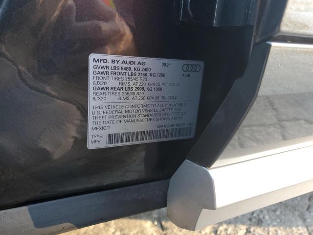 2022 AUDI Q5 PRESTIG - WA1FAAFY6N2011780