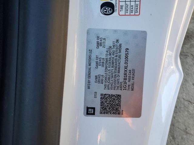 2020 CHEVROLET CAMARO LS - 1G1FB1RXXL0100579