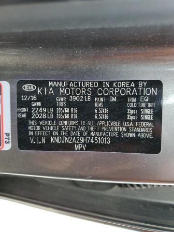 2017 KIA SOUL - KNDJN2A29H7451013