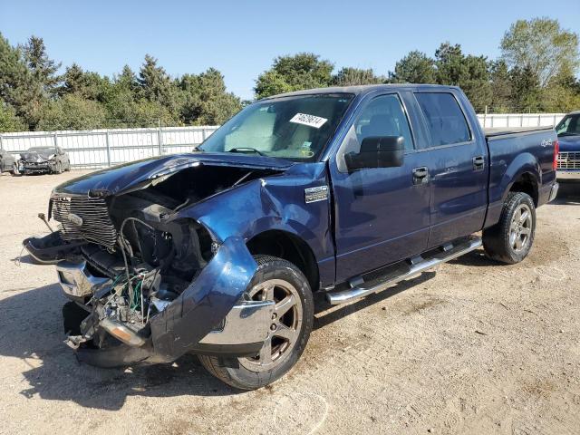 FORD F150 SUPER 2005 blue  gas 1FTPW14595FB37838 photo #1