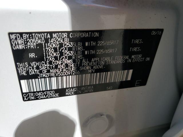 2016 TOYOTA RAV4 LE - JTMZFREV5GD091266