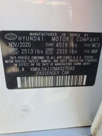 2021 HYUNDAI SONATA HYB - KMHL54JJ0MA027093