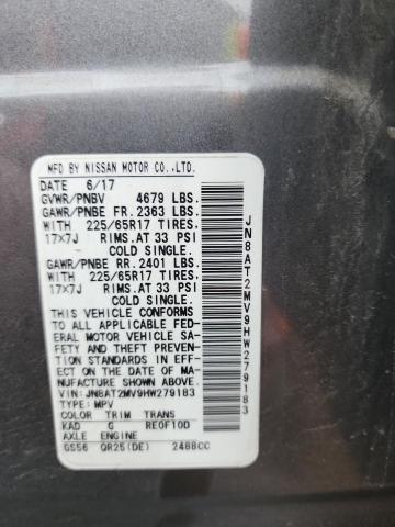 2017 NISSAN ROGUE S - JN8AT2MV9HW279183