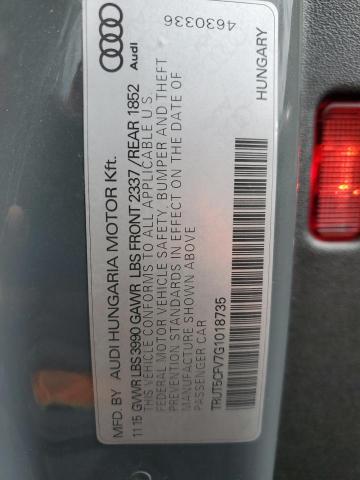 2016 AUDI TT TRUT5CFV7G1018735